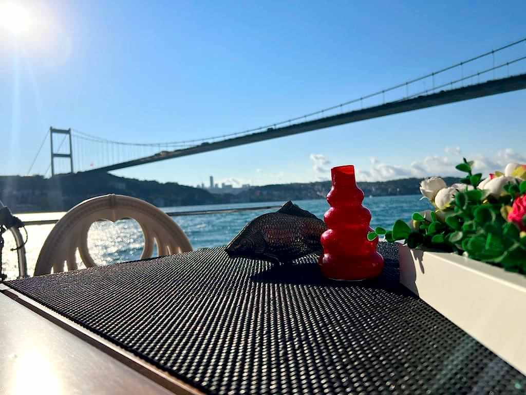 yatta kahvaltı manzara Teknede ve boğazda kahvaltı manzarası